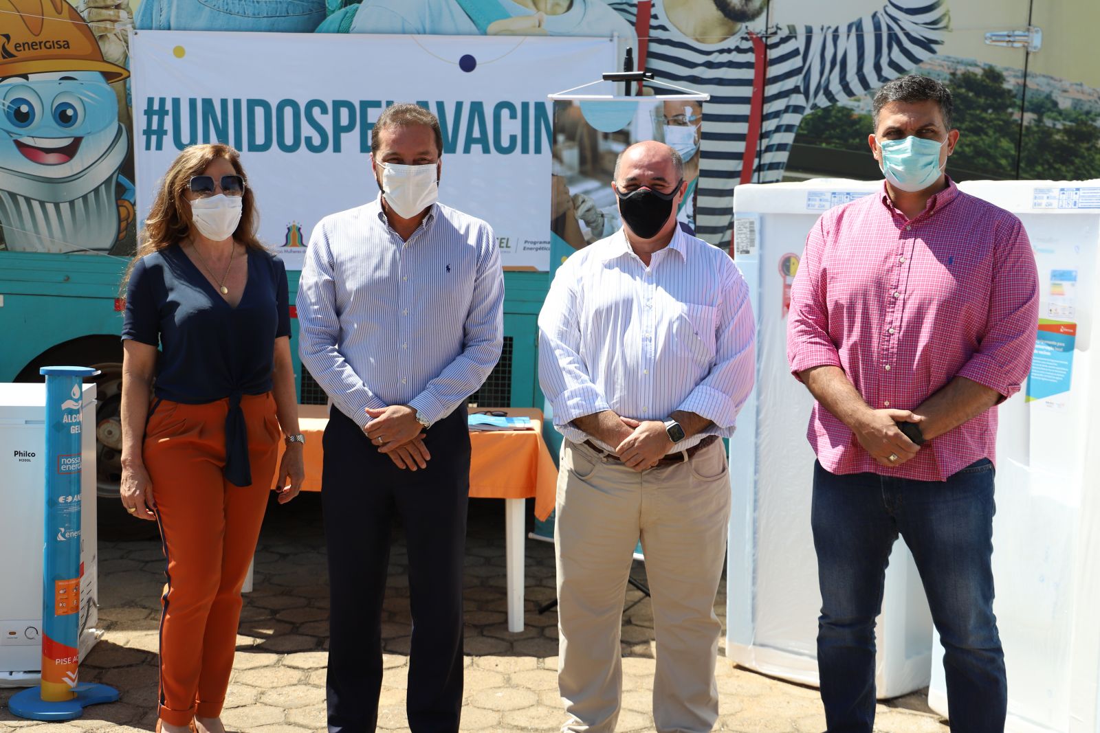 Hildon Chaves destacou a importância da doação para a logística de vacinação